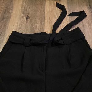 Express Ankle High-Rise Trousers with belt